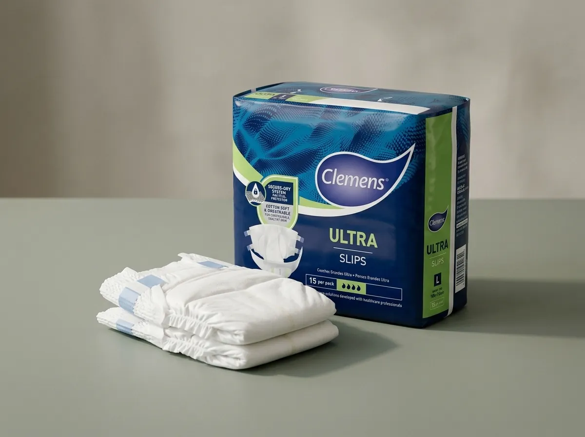 Clemens adult tape nappies with the pack